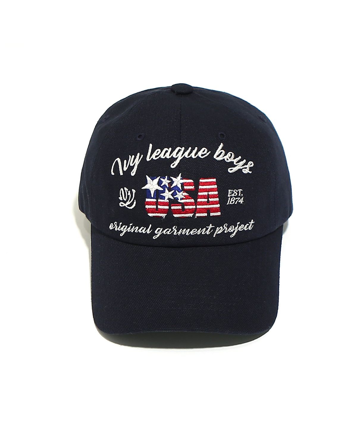 오가프(OGARP) Ivyboy Lettering B.B Cap Navy