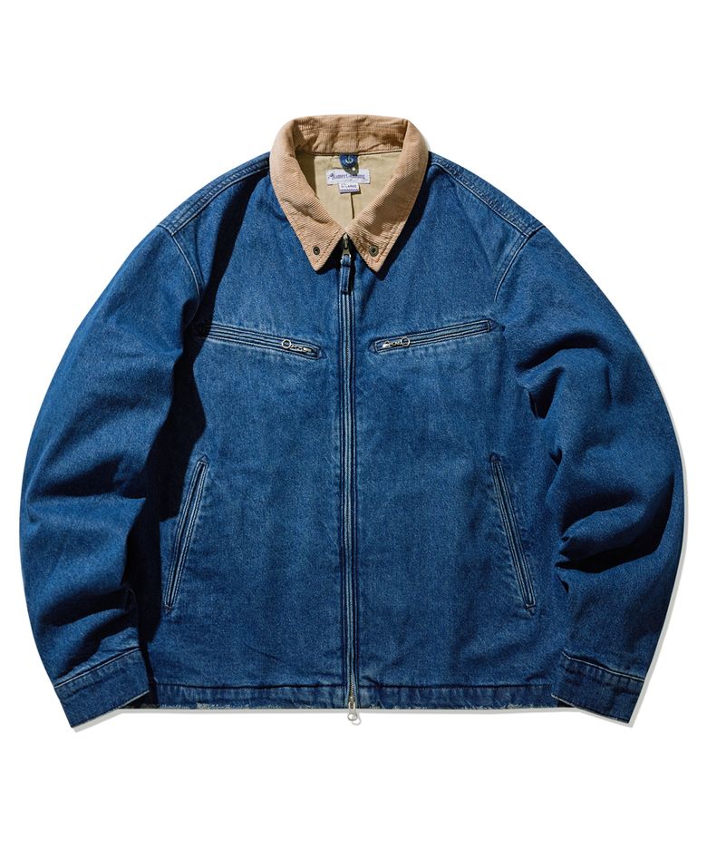 DENIM WORK BLOUSON BLUE