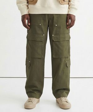 시그너처 리벳 카고팬츠 Khaki