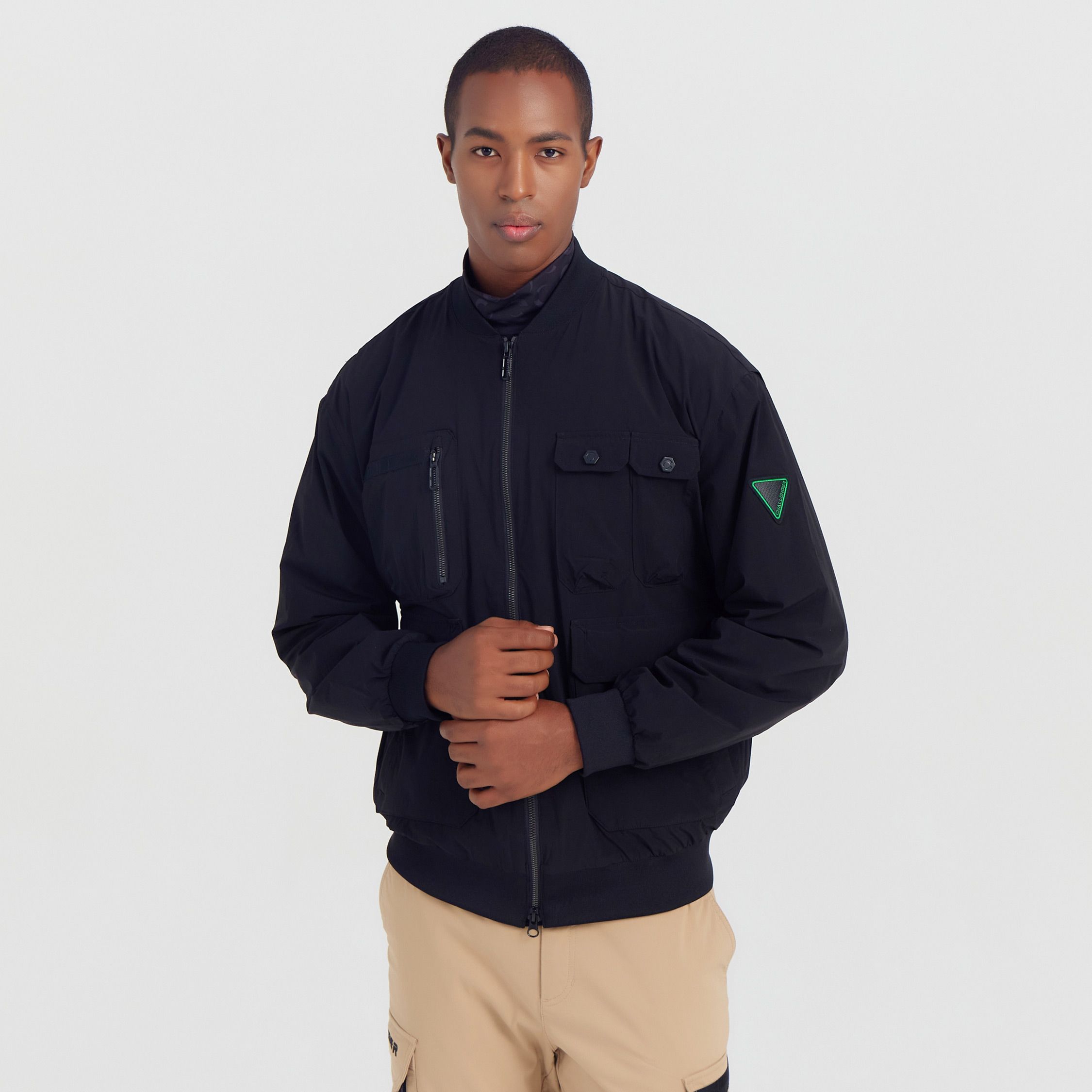 MUSINSA公式 | CHALLENGER 男性ポケットブルゾンジャケットブラック