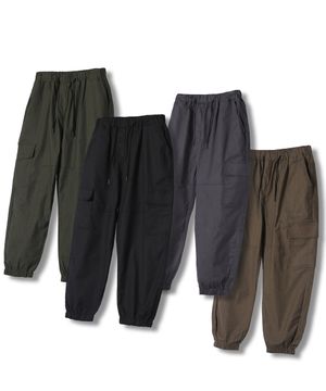 세미 와이드 카고 조거 팬츠 4COLOR