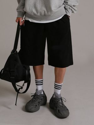 맨 핀턱 오버 하프팬츠 2colors