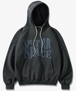 스페이스 헤비코튼 후드 딥그레이 KMHD6723