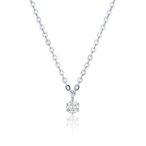 DIAMOND 1부 6프롱 베이직 14K Gold 목걸이 LNF23014D