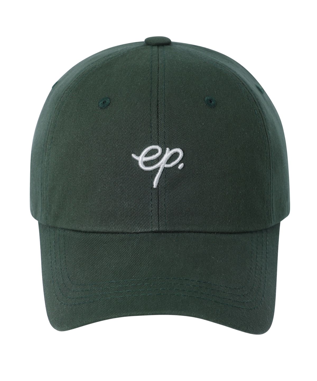 이피디벨롭(EPDEVELOP) 빈티지 레더 스트랩 볼캡 그린