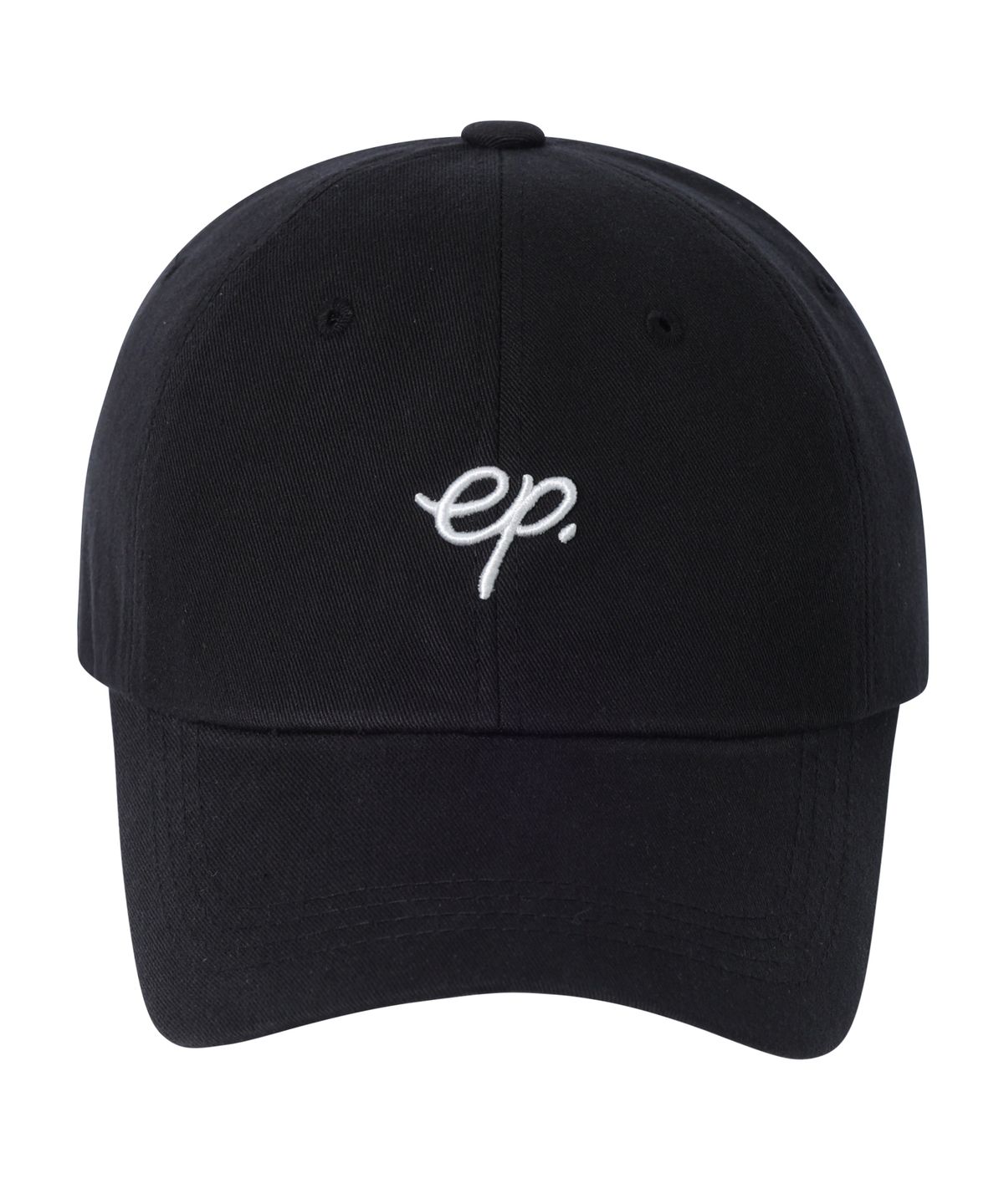 이피디벨롭(EPDEVELOP) 빈티지 레더 스트랩 볼캡 블랙