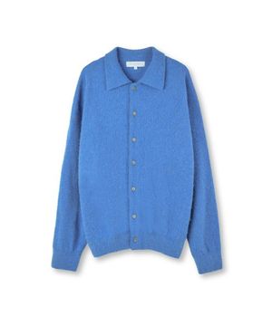 알파카 카라 가디건, 블루