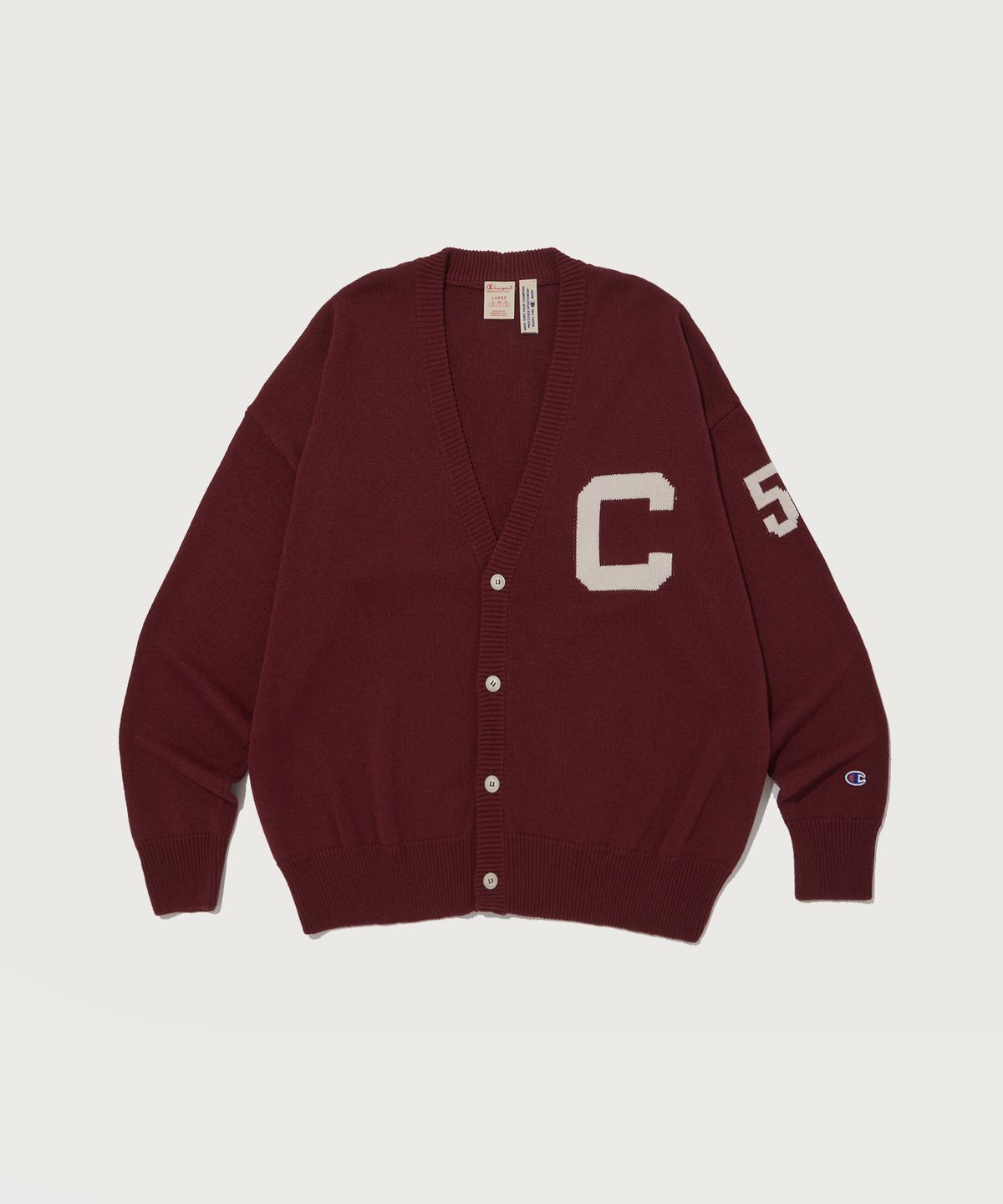 챔피온(CHAMPION) 1940s 아카이브 가디건 Wine
