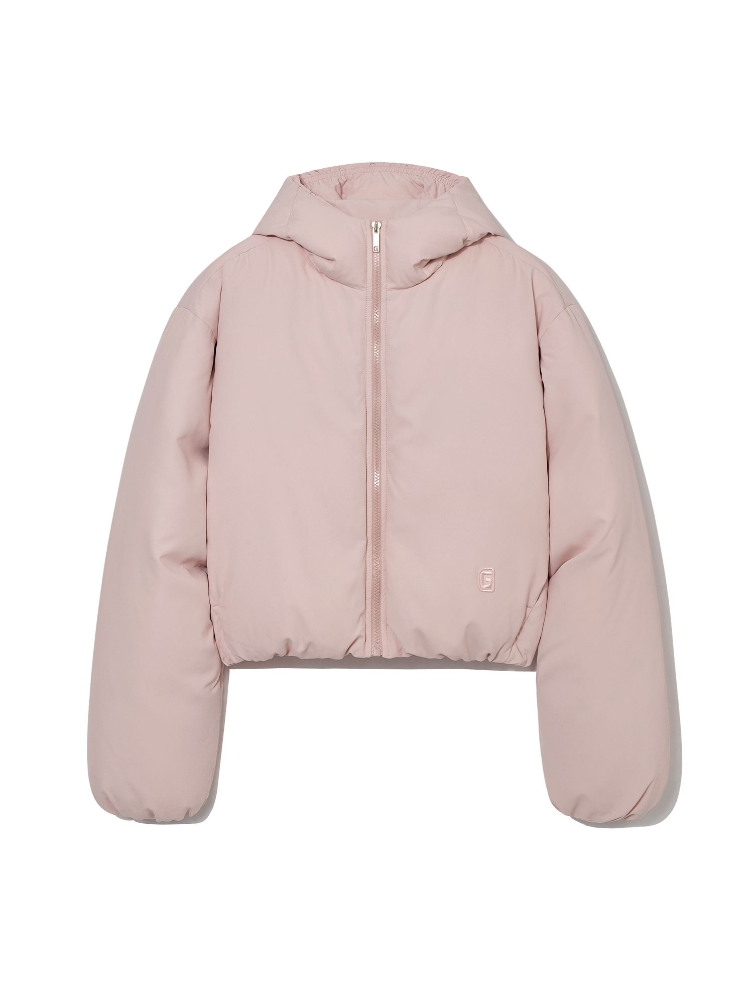 MUSINSA公式 | GLOWNY BOUNDERLESS DOWN PUFFER JACKET (BABY PINK)