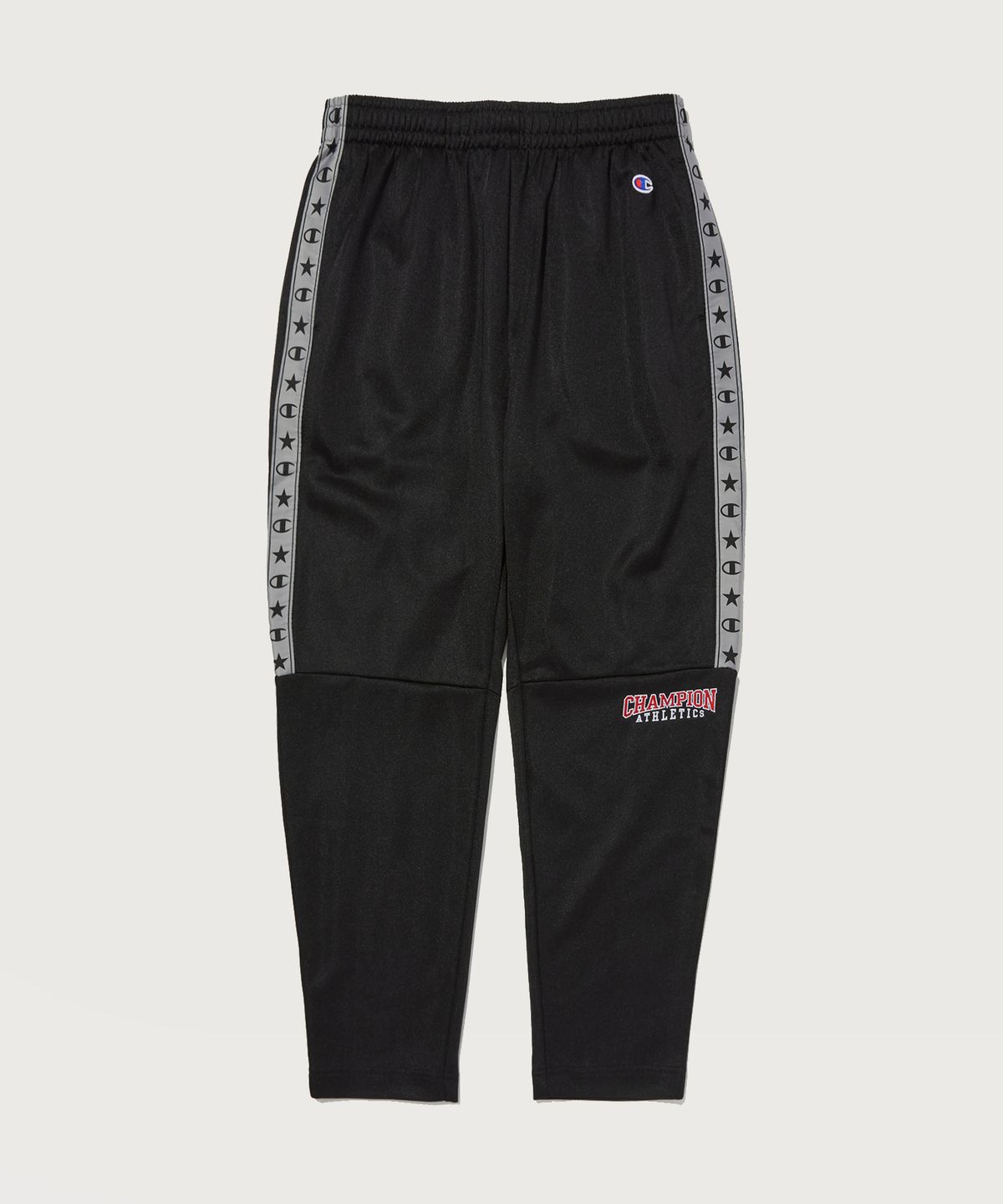 챔피온(CHAMPION) 유광 저지 롱팬츠 Black