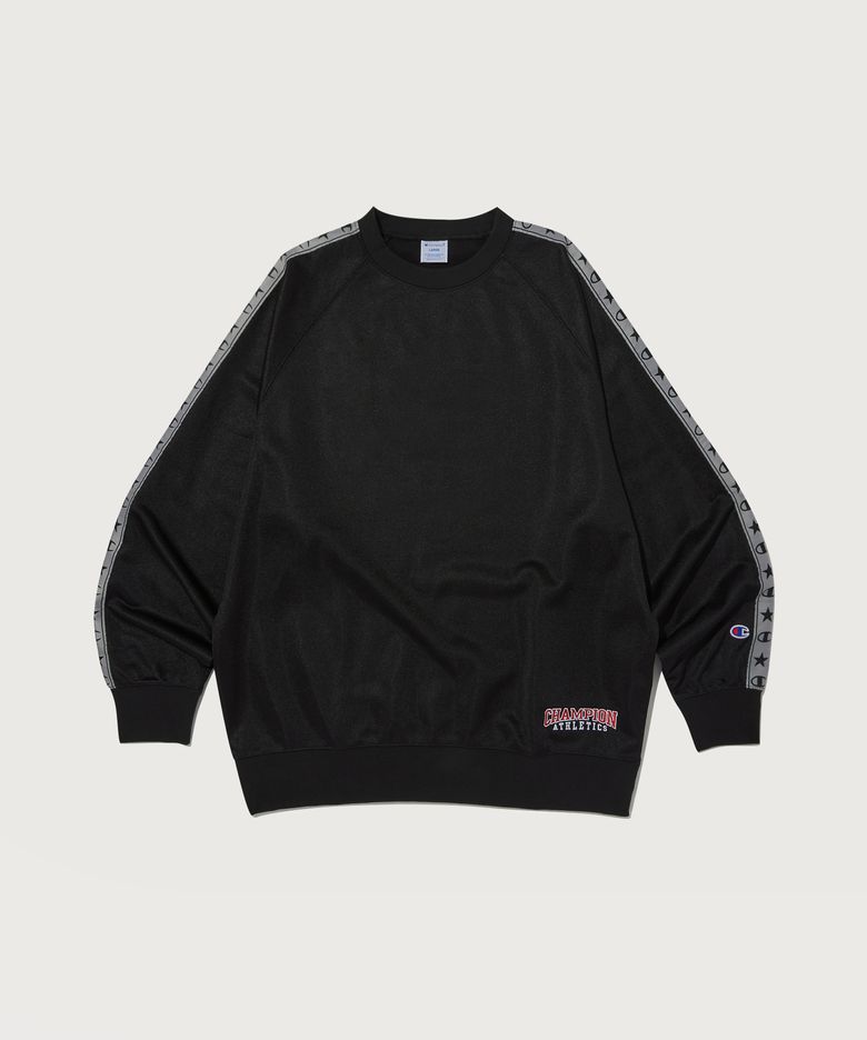 유광 저지 긴팔 티셔츠 Black