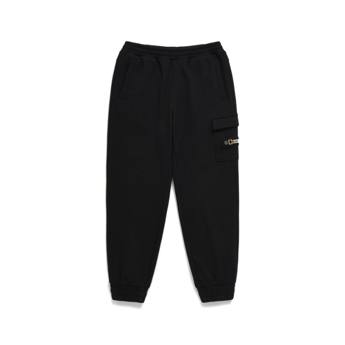 내셔널지오그래픽 키즈(NATIONAL GEOGRAPHIC KIDS) K234UPT910 카고포켓 트레이닝 조거 팬츠(기모) CARBONBLACK