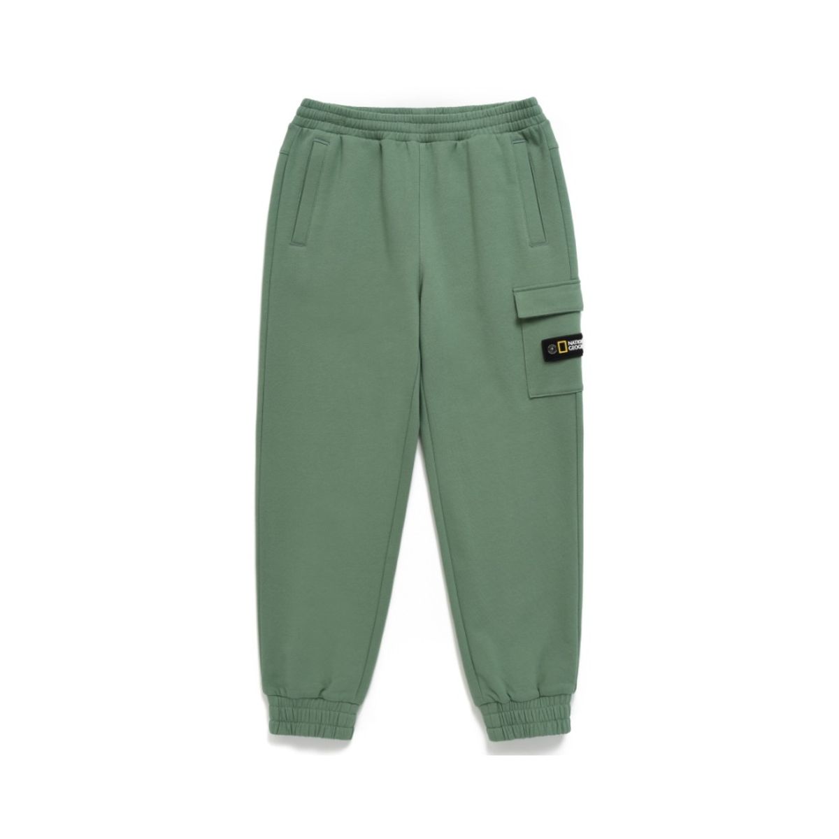내셔널지오그래픽 키즈(NATIONAL GEOGRAPHIC KIDS) K234UPT910 카고포켓 트레이닝 조거 팬츠(기모) KHAKIGREEN