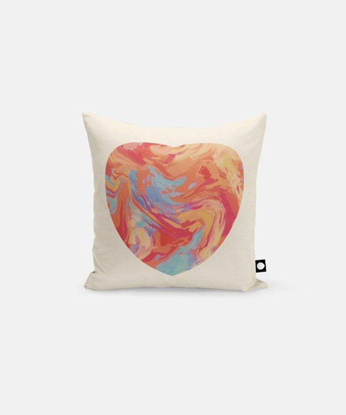 뚜누(TOUNOU) 애나 마르티네즈 작가, Orange heart 쿠션