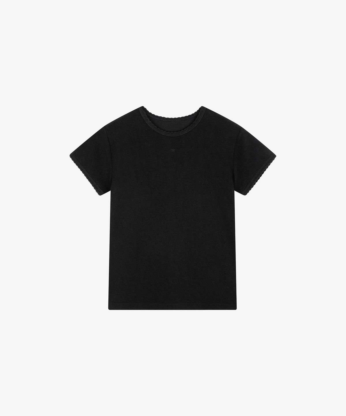 그로브(GROVE) 23FW VELVET IZI T-SHIRT_BLACK