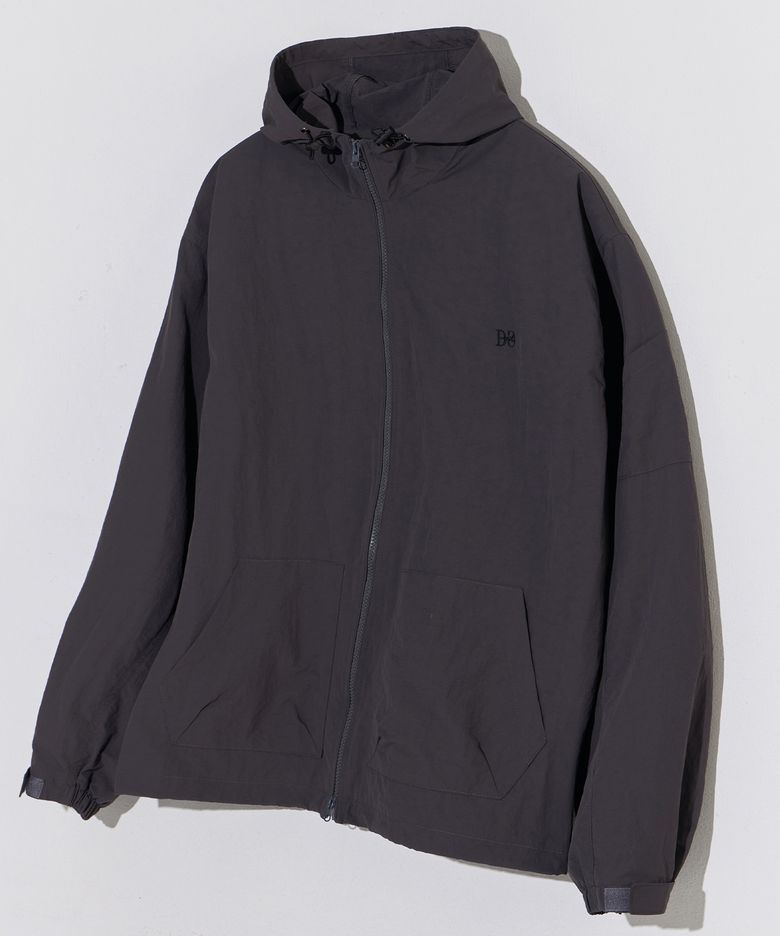 Cly Windbreaker Parka Jacket (CHARCOAL)