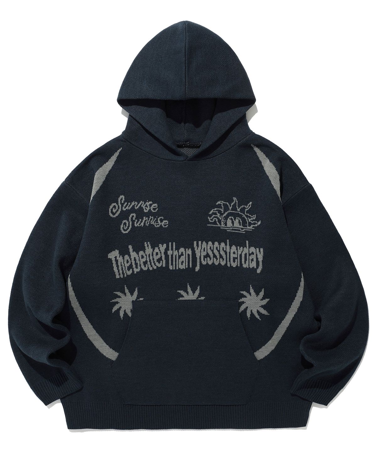 이스트쿤스트(ISTKUNST) SUN BTY HOOD KNIT_NAVY(IK2DFMK641A)