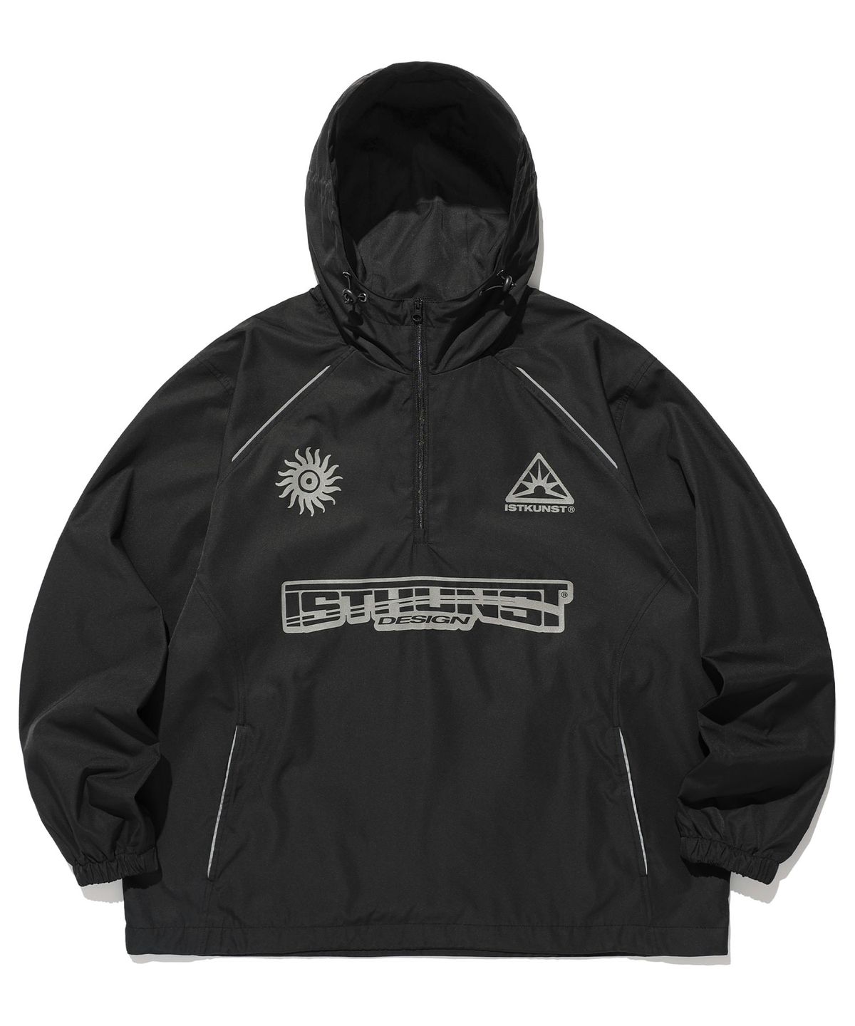 이스트쿤스트(ISTKUNST) SPORTY ANORAK_BLACK(IK2DFMB904A)