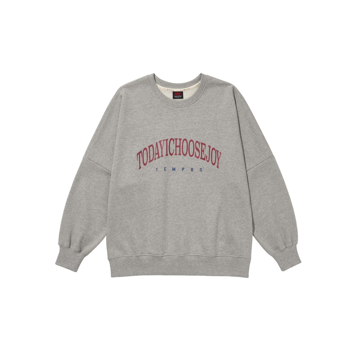 템푸스스튜디오(TEMPUS STUDIO) JOY TODAY SWEATSHIRTS [MELANGE GRAY]