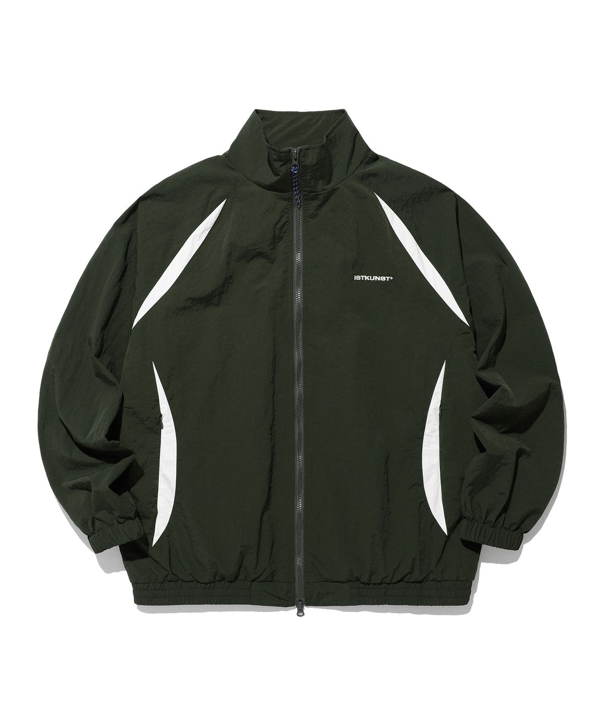 이스트쿤스트(ISTKUNST) SPORTY TRACK JACKET_KHAKI(IK2DFMB905A)