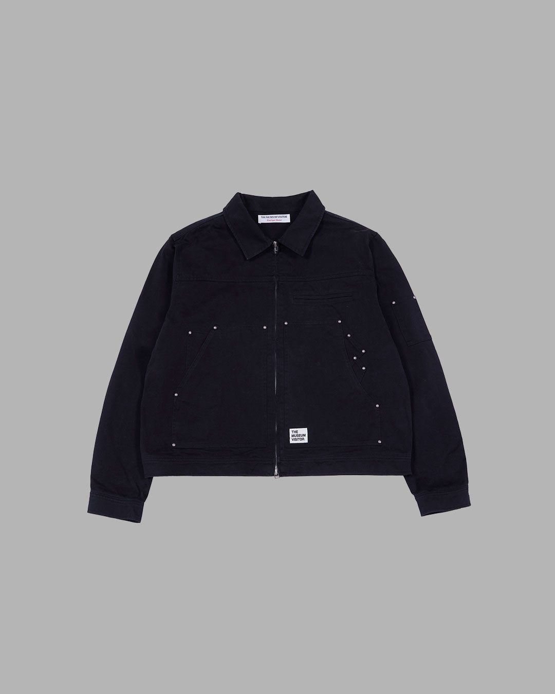 ジャケット THE MUSEUM VISITOR STUD BACK LOGO CARPENTER JACKET MY896 MUSINSA | THE MUSEUM VISITOR STUD BACK LOGO CARPENTER JACKET