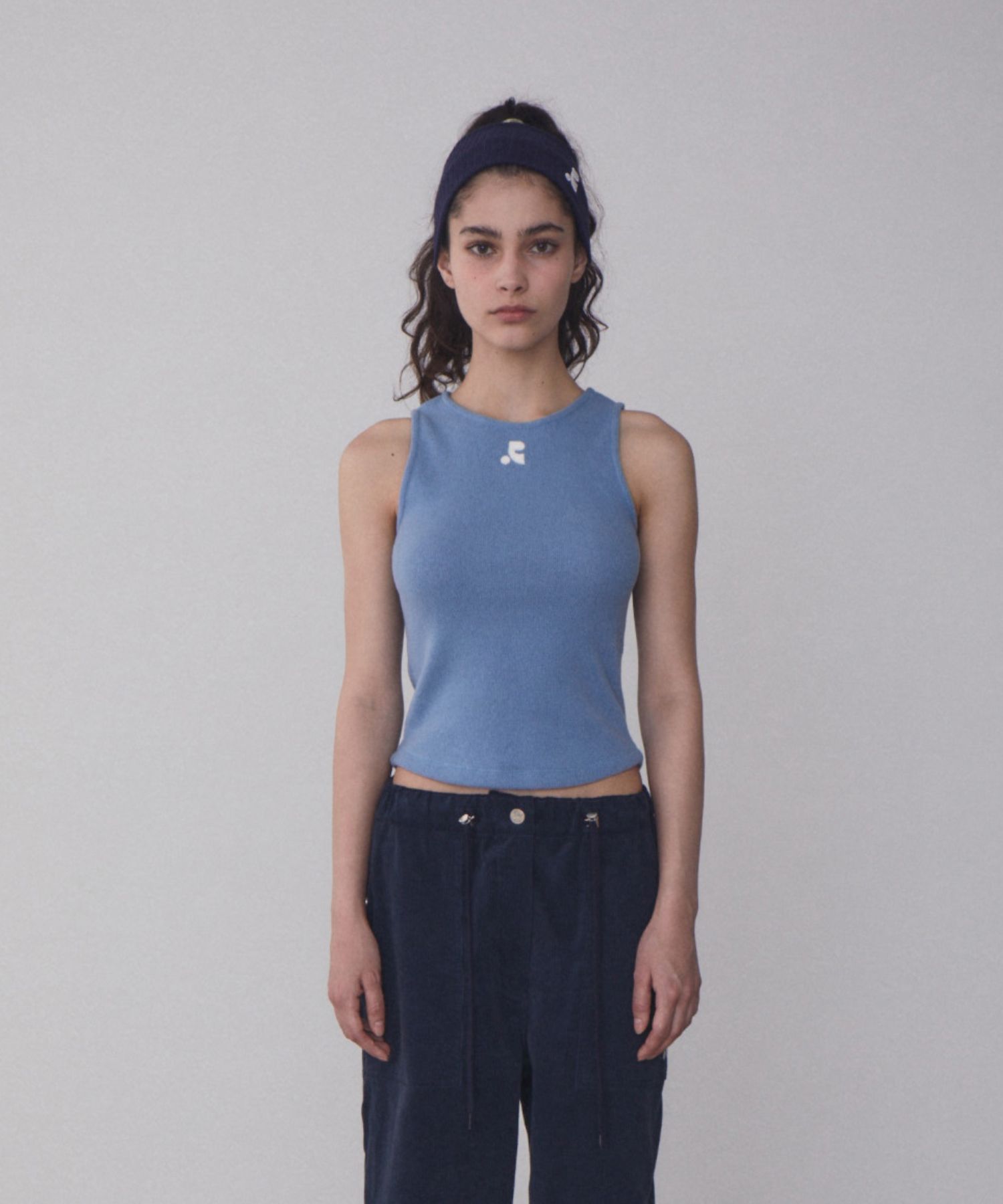 Tシャツ・カットソー Rest & Recreation HAIRY KNIT TANK TOP 4BFK998 MUSINSA公式 | REST&RECREATION RR HAIRY KNIT TANK TOP_BLUE
