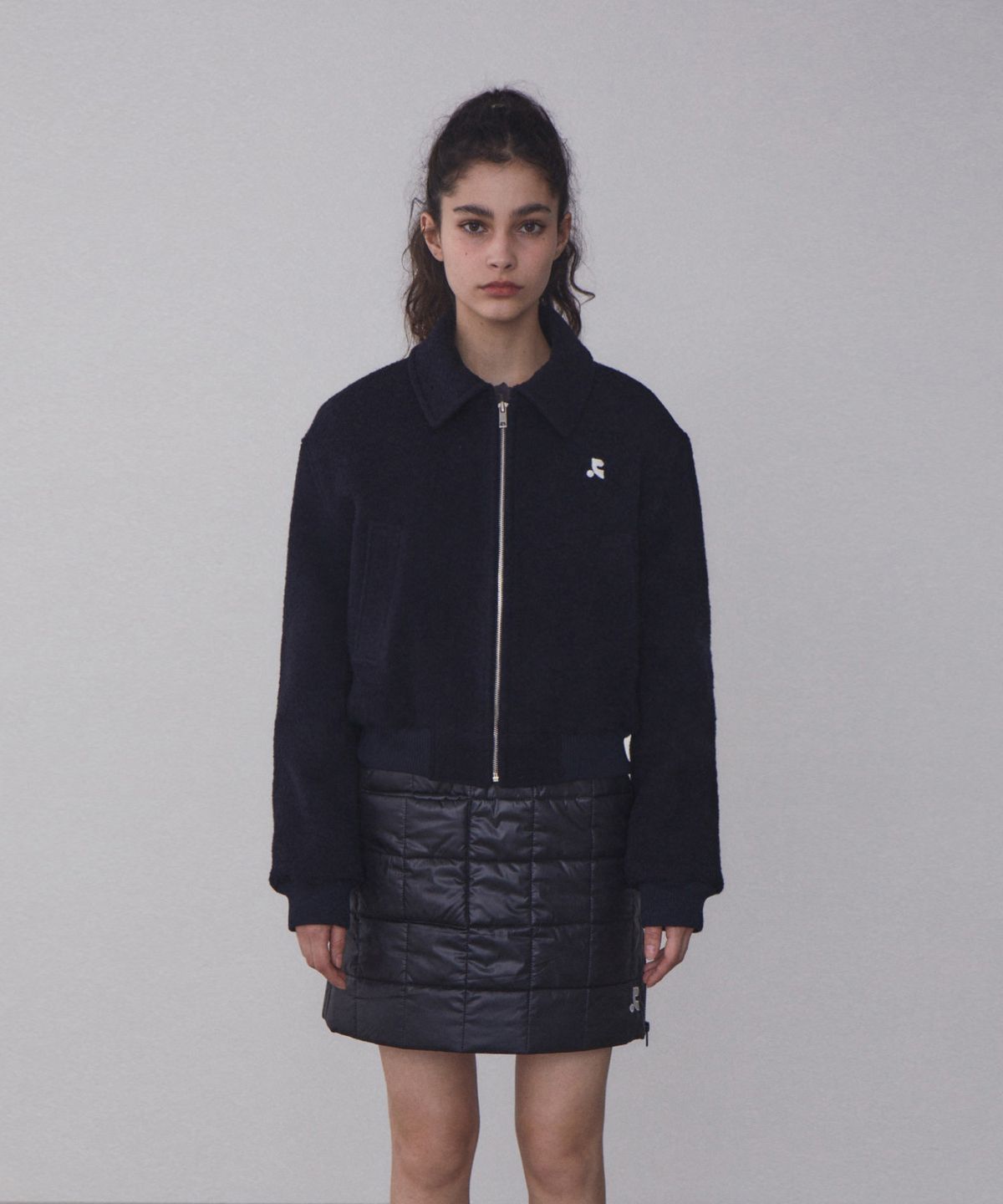 레스트앤레크레이션(REST&RECREATION) RR COMMUNITY BOMBER JACKET_NAVY