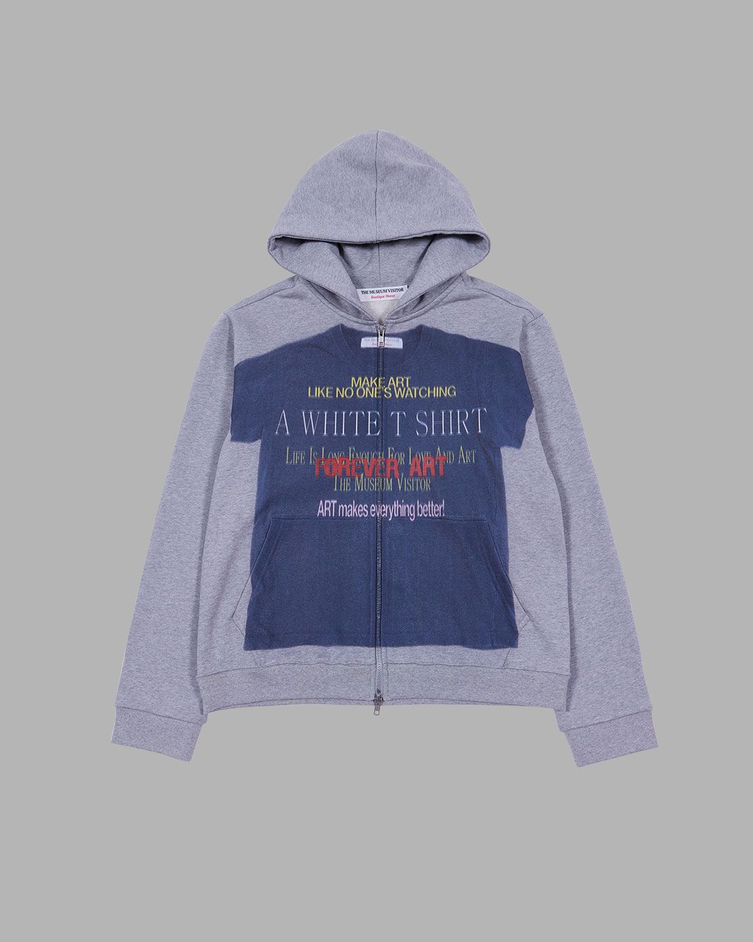 [THE MUSEUM VISITOR]★SPRAY PRINTED ZIP UP HOODY MUSINSA公式 | THE MUSEUM VISITOR SPRAY PRINTED ZIP UP HOODY