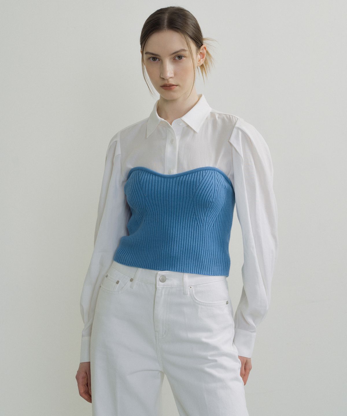 오떼뜨(OCTETTE) BUSTIER KNIT_3COLOR