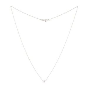 슬림 미니메탈볼 써지컬스틸 체인목걸이 (J2302-AN123_SV)