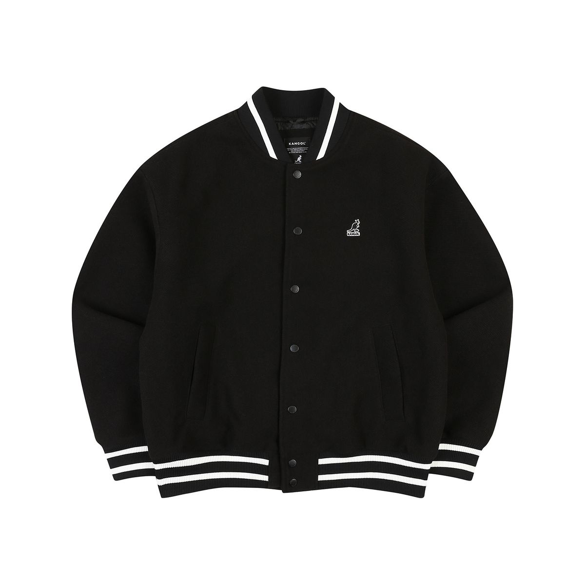 캉골(KANGOL) 클럽 하우스 바시티 점퍼 8150 블랙