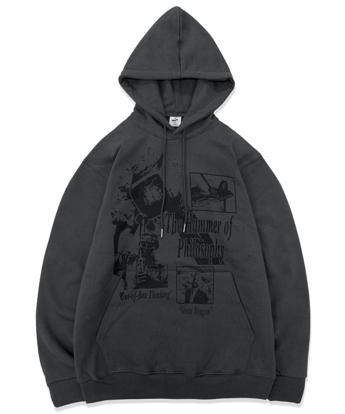 디파이클럽로버스(DEFYCLUBROBBERS) (Heavy Cotton) The hammer of philosophy Charcoal
