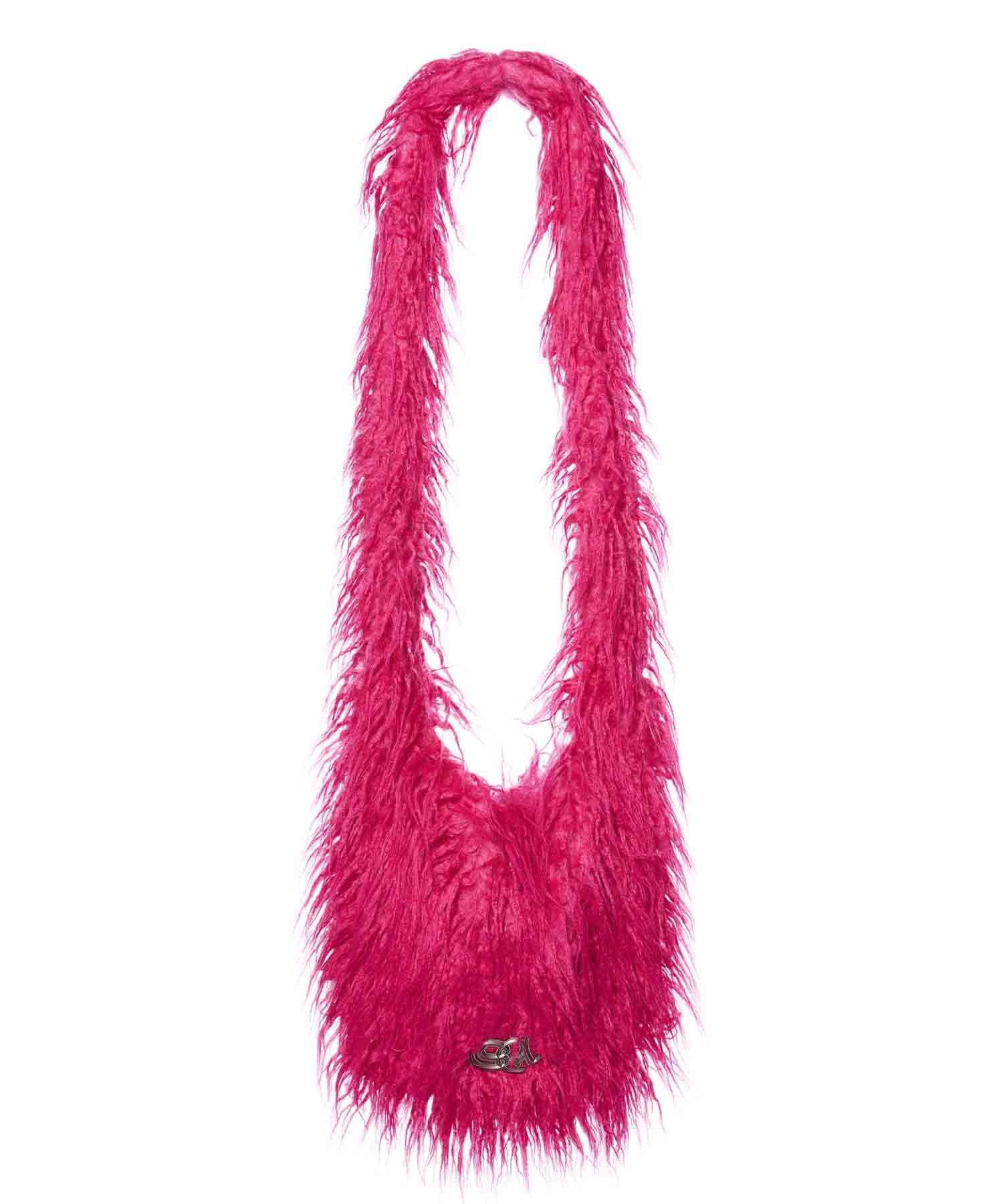 ★SCULPTOR★ Faux Mongolian Shoulder Bag Fuchsia CR23A504PK 81RONrUgHmL._UF350,350_QL50_.jpg