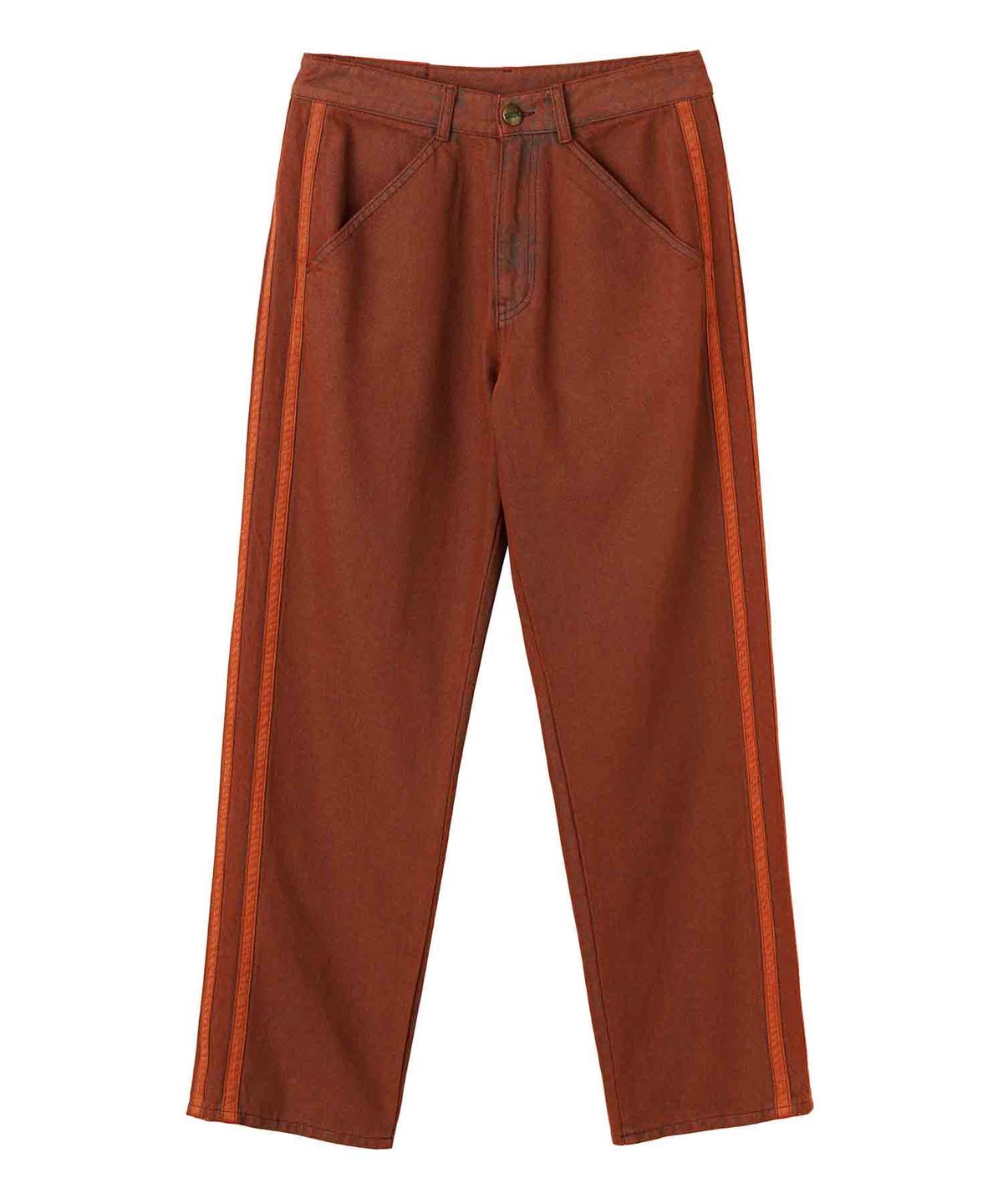 스컬프터(SCULPTOR) Straight Line Denim Pants Brick