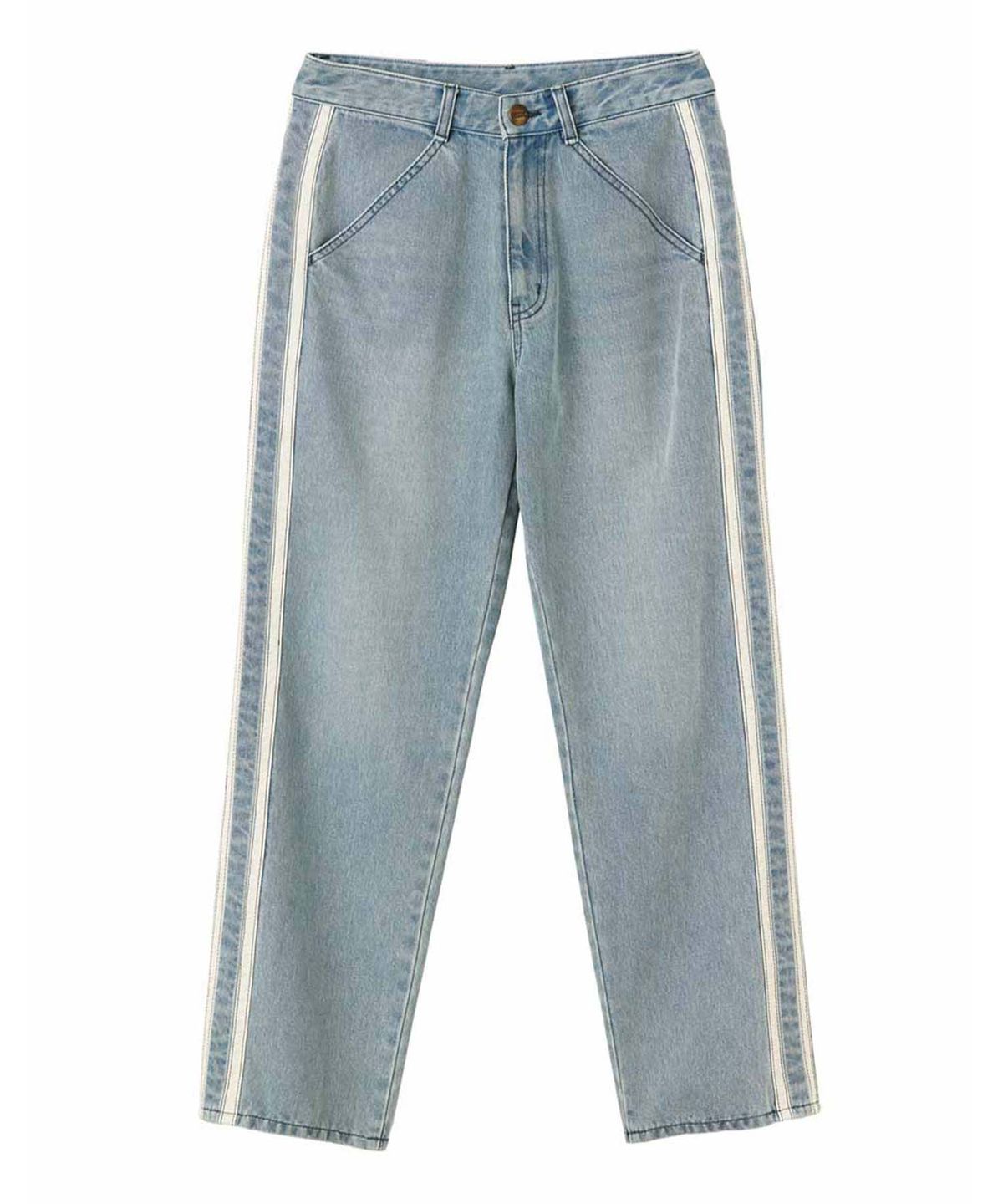 스컬프터(SCULPTOR) Straight Line Denim Pants Light Denim