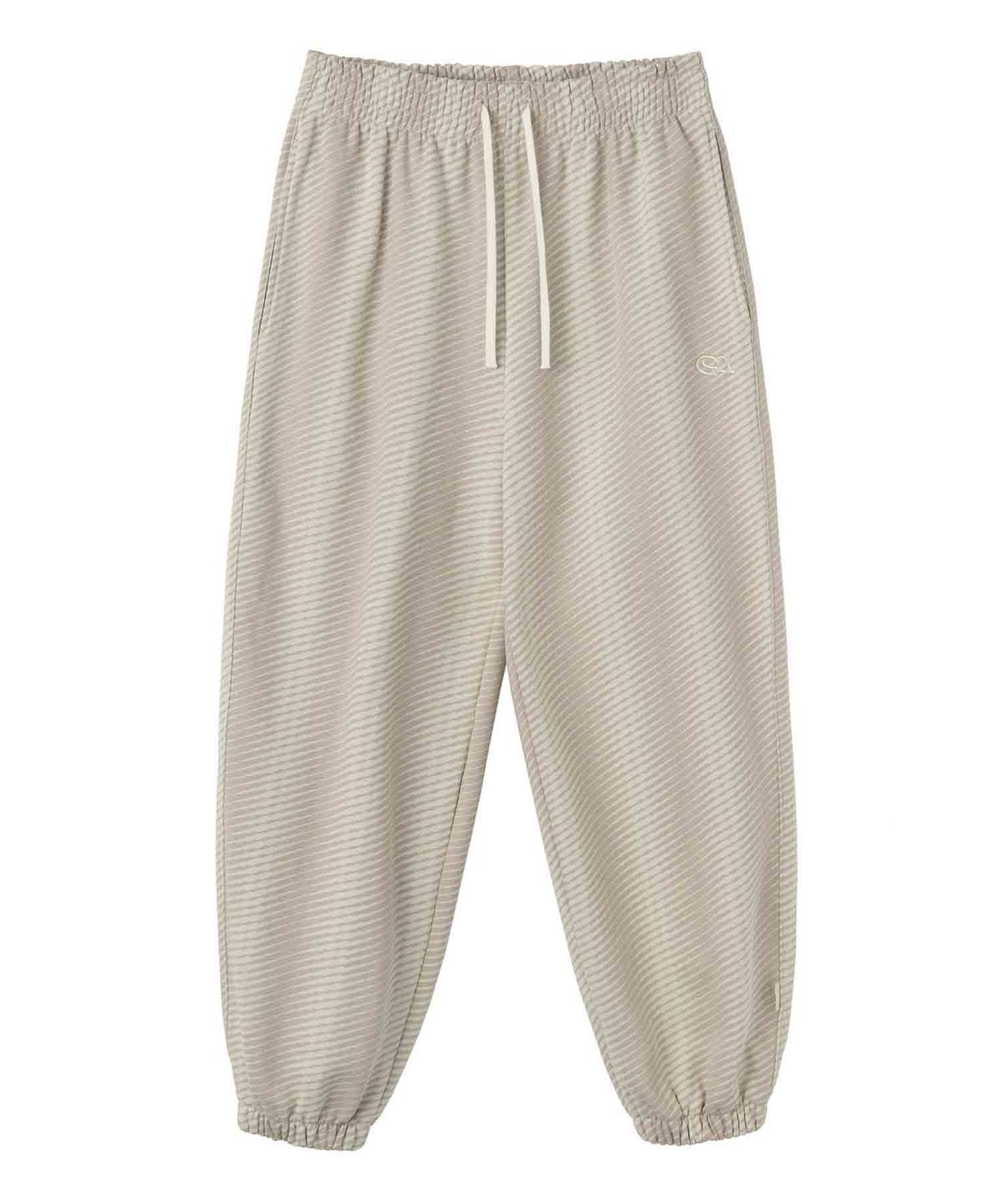 스컬프터(SCULPTOR) Irregular Stripe Jogger Pants Raw/Indie Pink