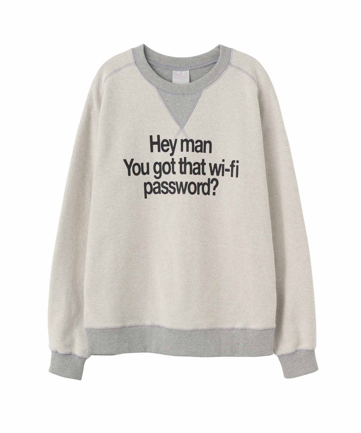 스컬프터(SCULPTOR) Wi-Fi Begger Sweatshirt Melange Reverse