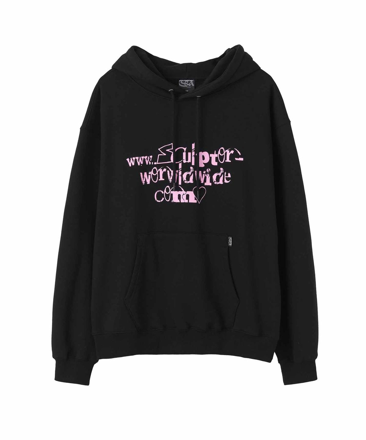 스컬프터(SCULPTOR) Collage Logo Hoodie Black