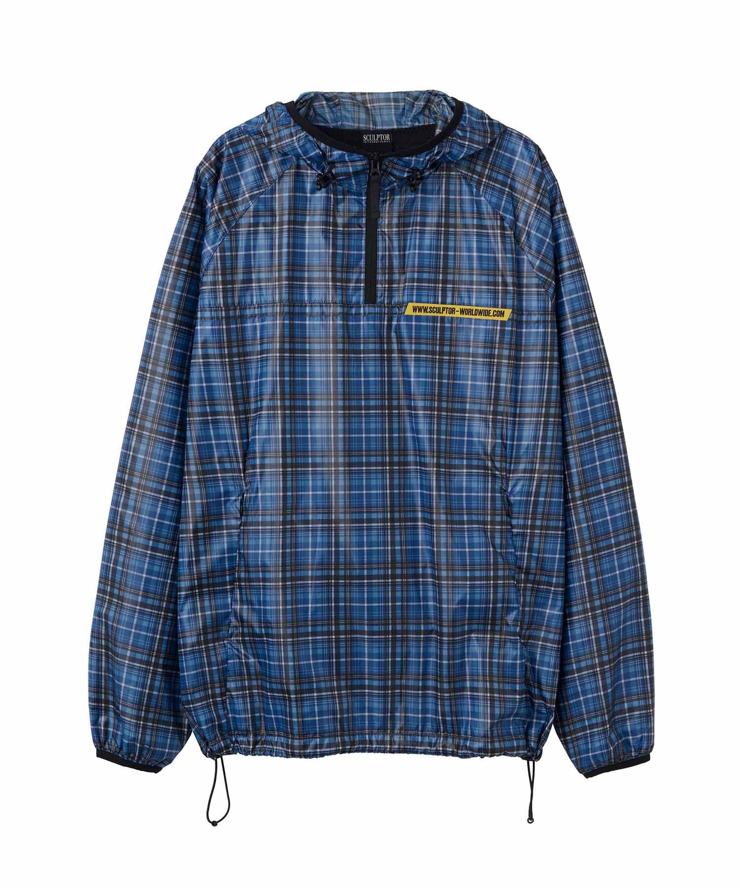 ★SCULPTOR★ Glossy Patterned Anorak Pullover Blue SC23A241B MUSINSA | SCULPTOR Glossy Patterned Anorak Pullover Blue