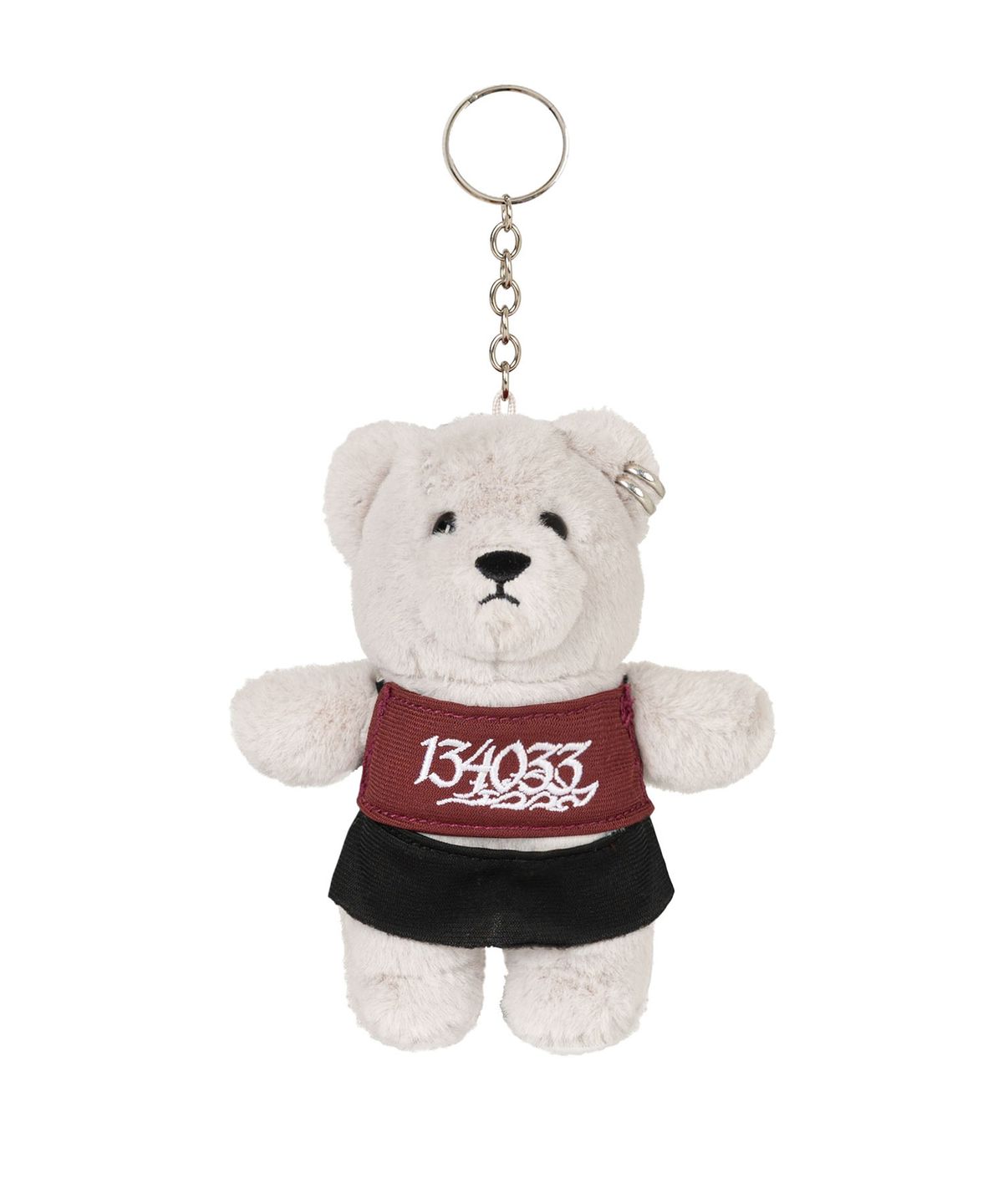 배디(BADEE) Pierced Bear Keyring Light Gray
