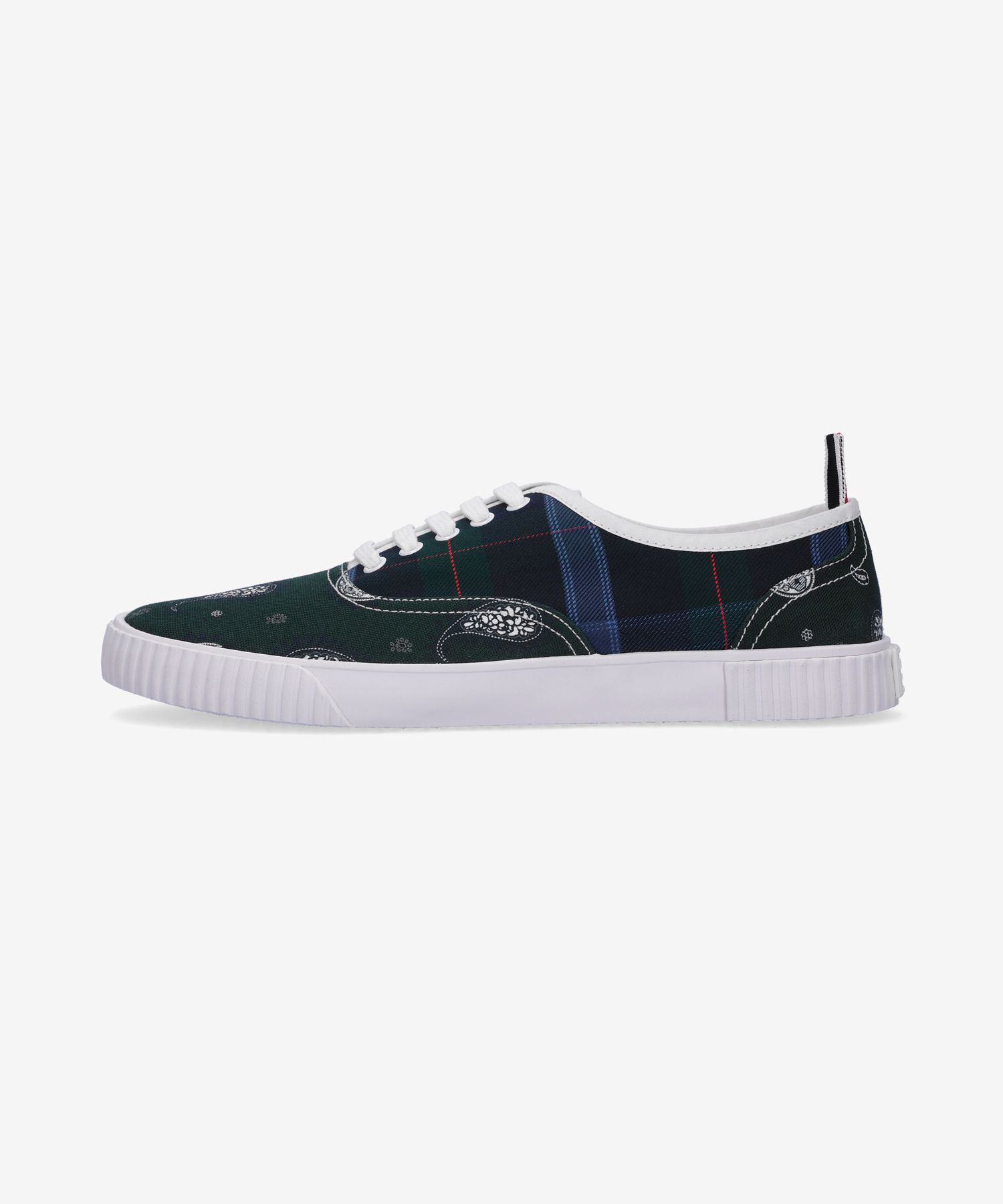スニーカー *THOM BROWNE* Tartan Check Heritage Sneakers Multi Color MFD MUSINSA | THOM BROWNE Tartan Checkered Heritage Sneakers