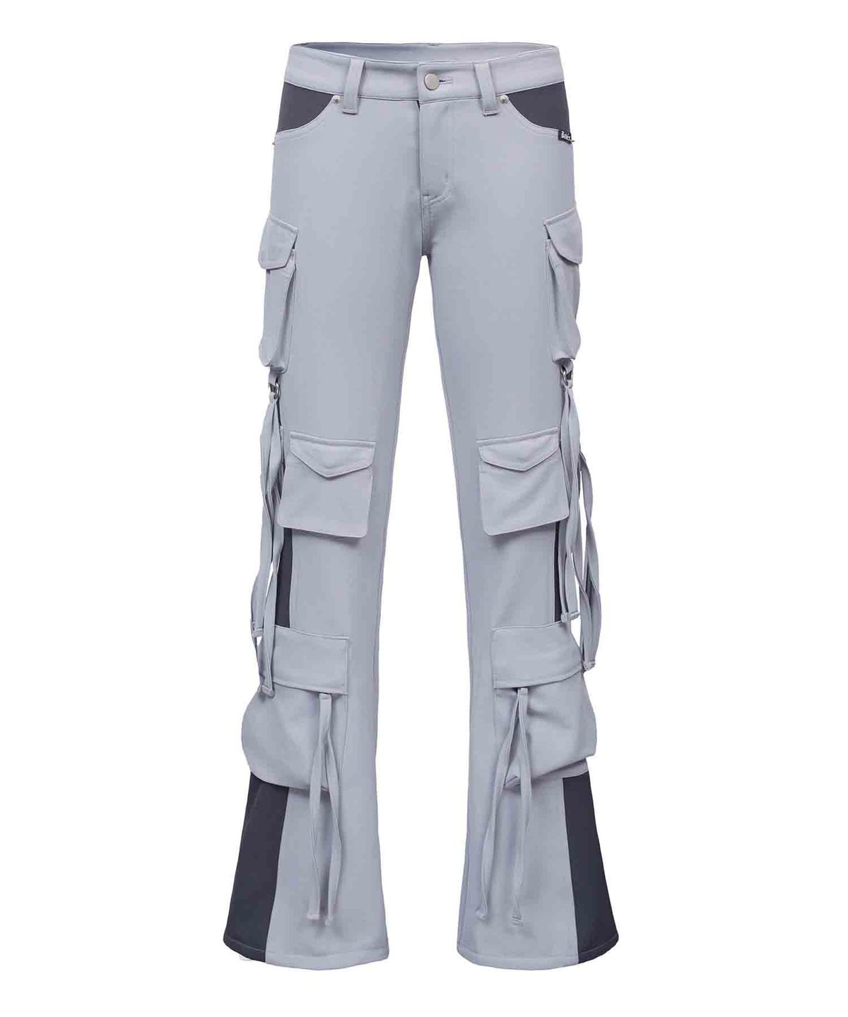 배디(BADEE) Flared Cargo Pants Gray
