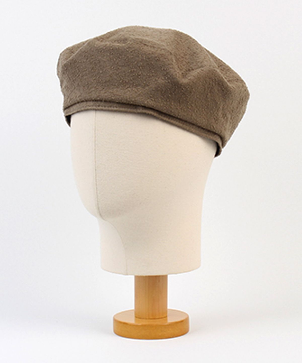 유니버셜 케미스트리(UNIVERSAL CHEMISTRY) Belted Brown Towel Knit Beret 베레모