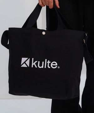 아이콘 로고 캔버스백 BLACK