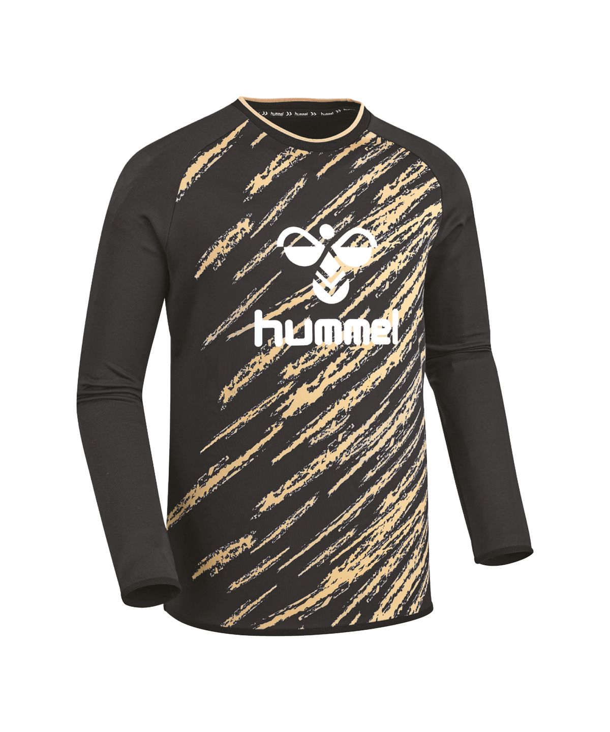 험멜(HUMMEL) 기능성 저지 티셔츠 - 블랙 (HM-3210)