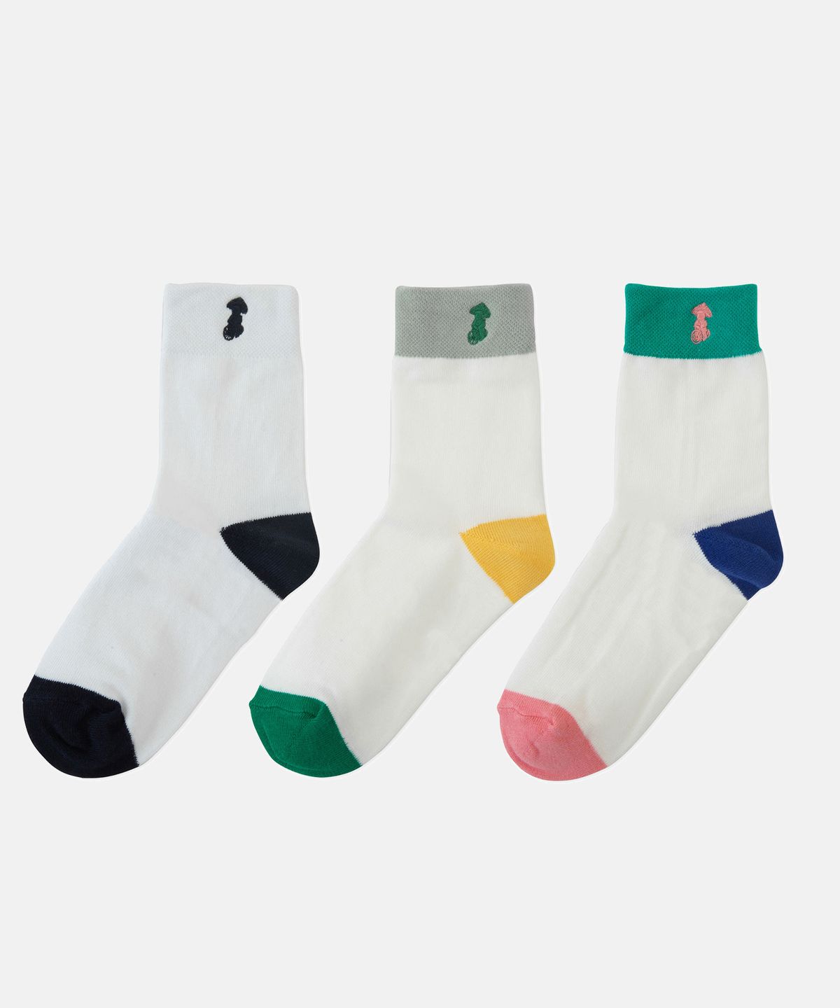 테이크이지 키즈(TAKEASY KIDS) [3 PACK] 컬러블렌드 크루 삭스 (멀티컬러)