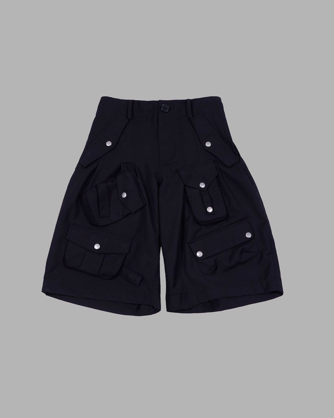 ◆THE MUSEUM VISITOR◆ FIVE FLAP POCKET SHORTS BLACK 10309 MUSINSA公式 | THE MUSEUM VISITOR FIVE FLAP POCKET SHORTS - BLACK