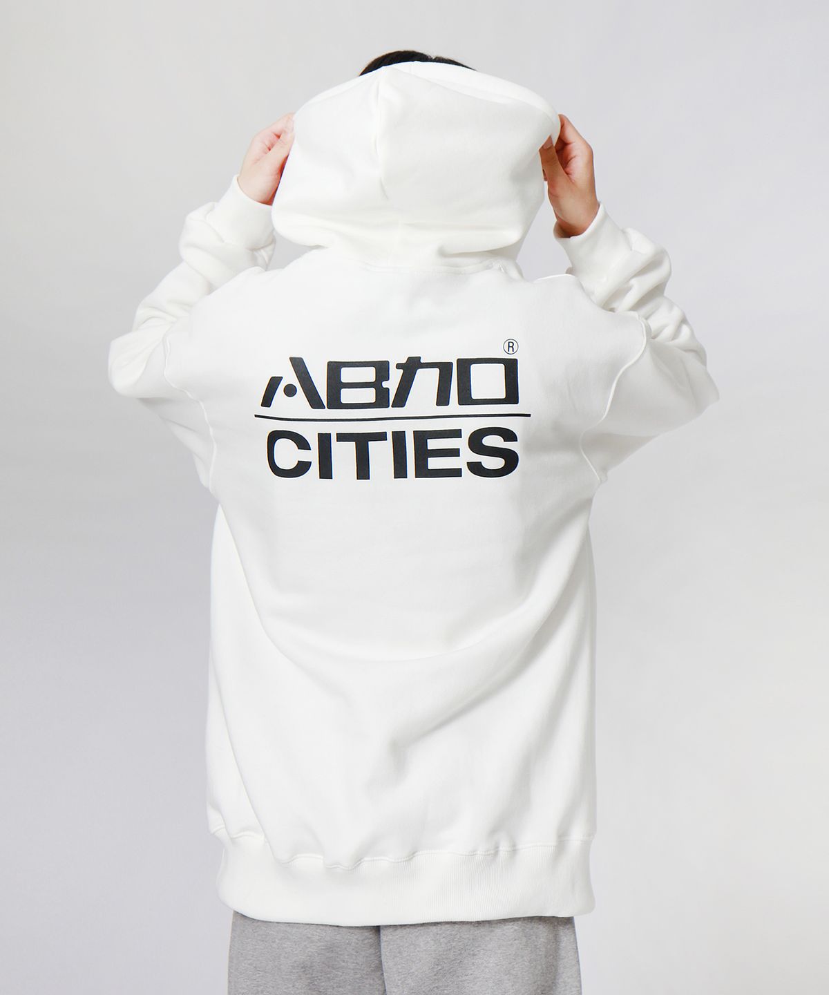 앱놀머씽(ABNORMALTHING) SESSION23 HOOD (WHITE)