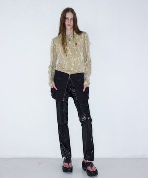 CAMO HOOD LAYERED TEE_LIGHT