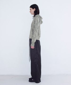 CAMO HOOD LAYERED TEE_DARK